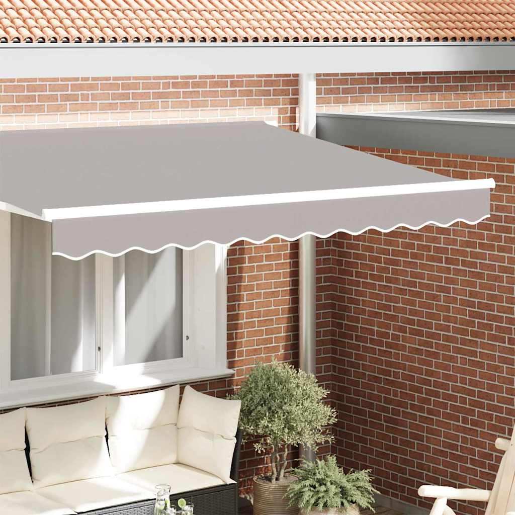 vidaXL Markisenschürzen-Ersatz Hellgrau 280 x 20 cm Polyester
