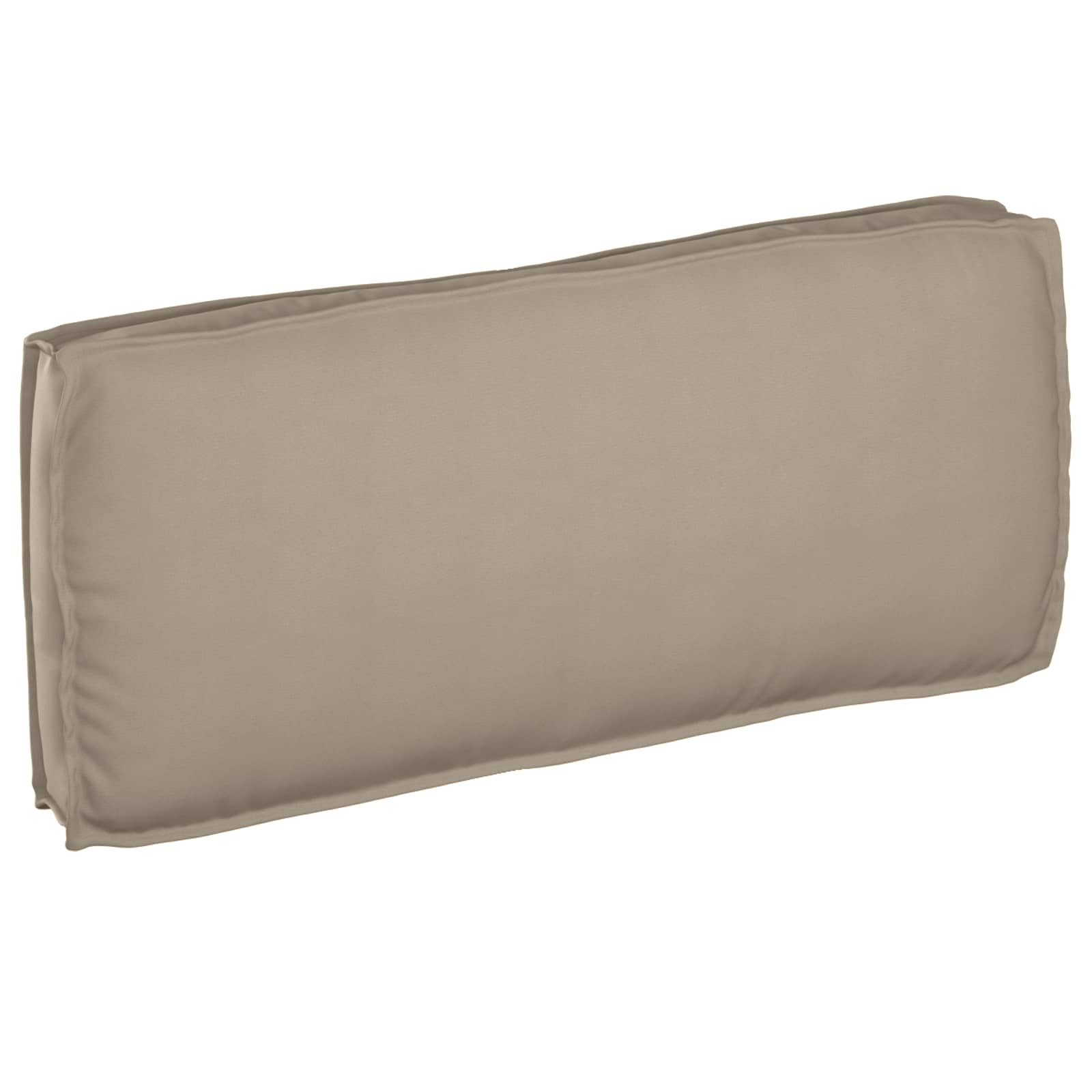 vidaXL Kissen Taupe 120 x 50 x 12 cm Oxford-Stoff