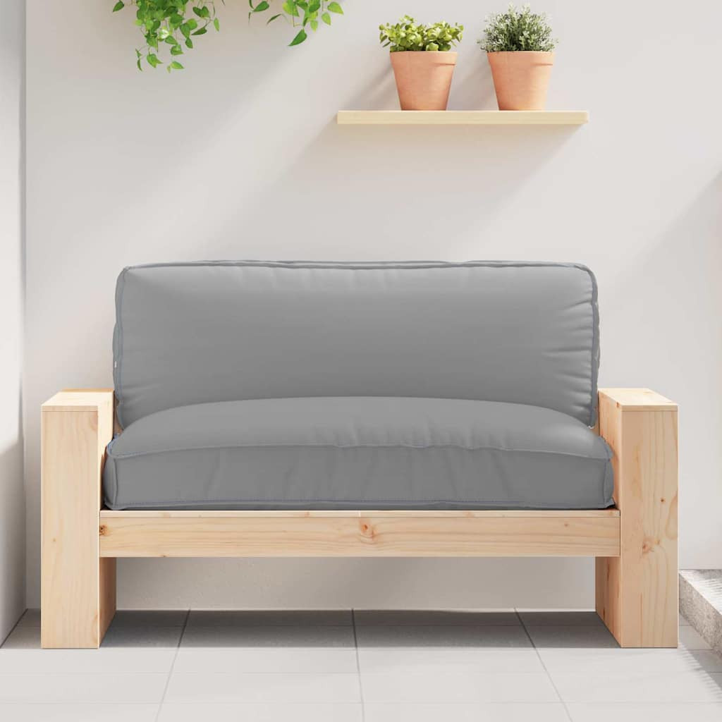 vidaXL Kissen Grau 120 x 80 x 12 cm Oxford-Stoff