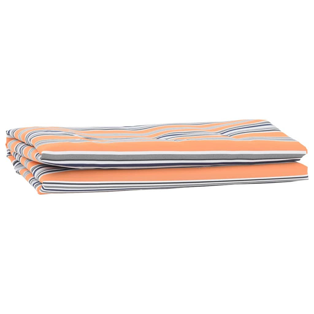 vidaXL Markisenersatzstoff Blau und Orange 1000 x 160 cm Polyester