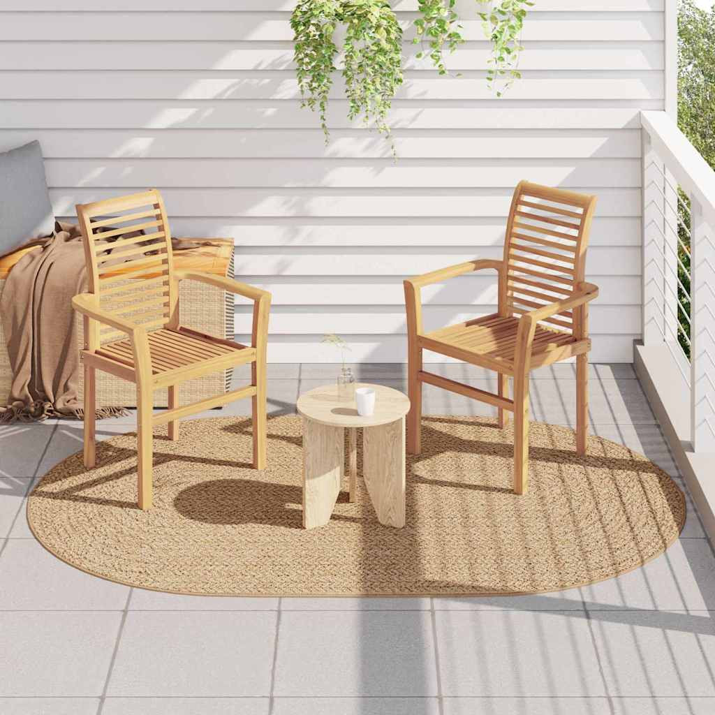 vidaXL Teppich ZIZUR Braun 230 x 160 cm Polypropylen