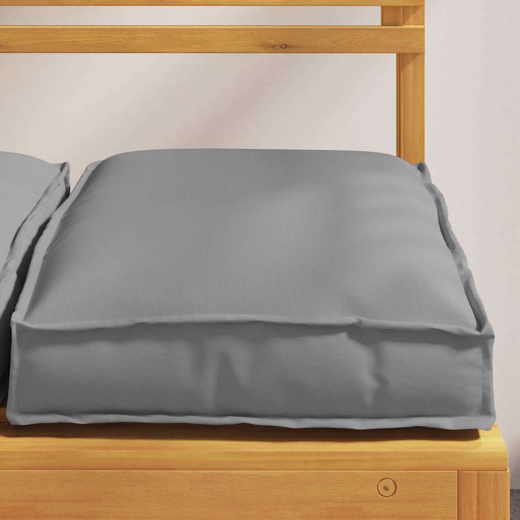 vidaXL Kissen 4 pcs Grau 40 x 40 x 8 cm Oxford-Stoff