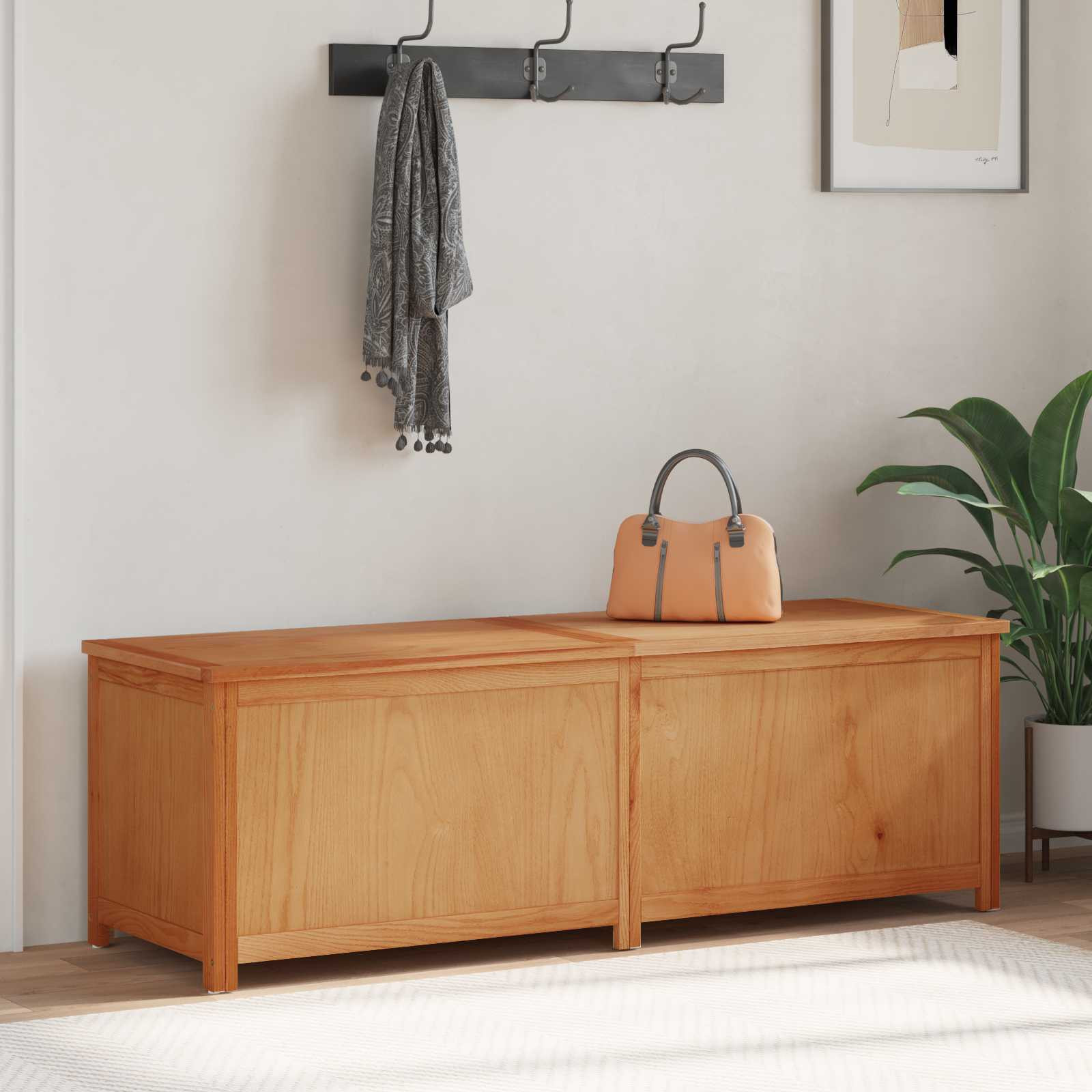 vidaXL Aufbewahrungsbox 150 x 45 x 45 cm Massives Eichenholz