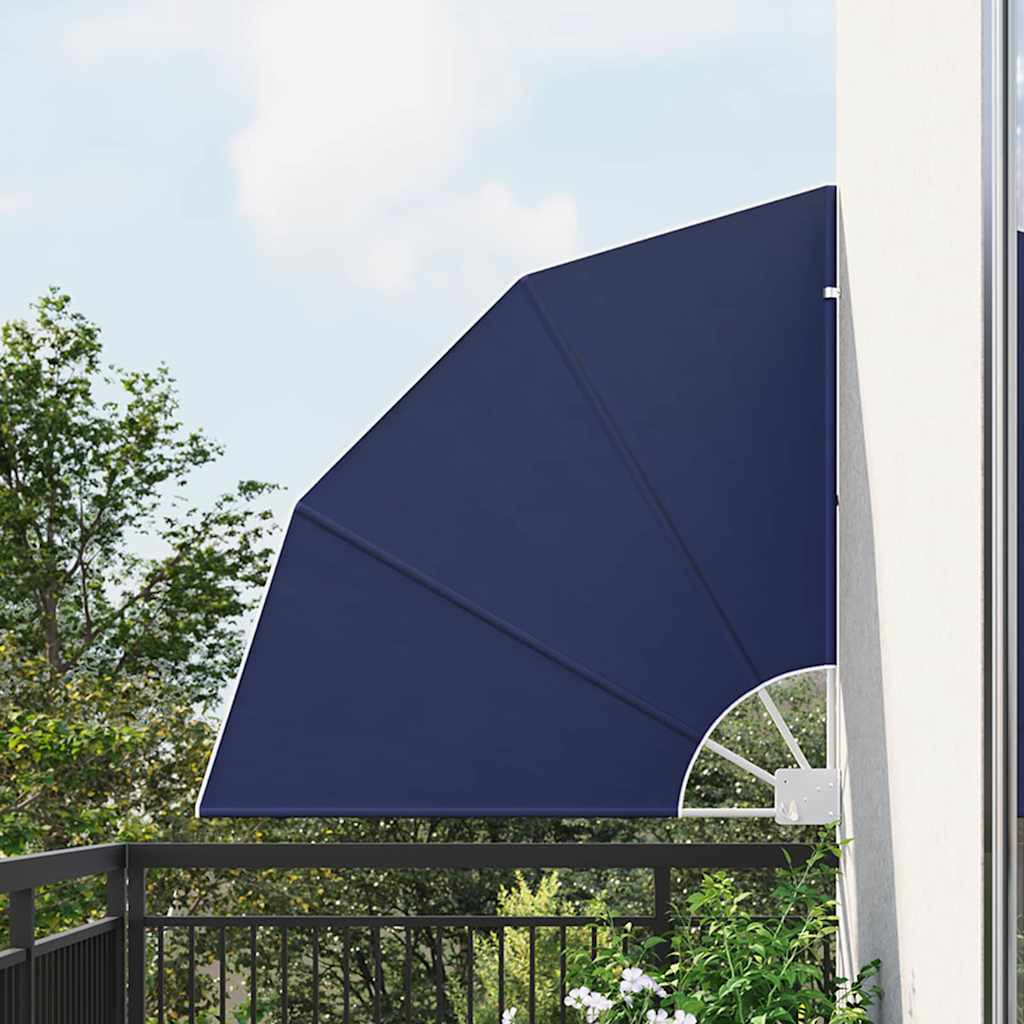 vidaXL Balkon Sichtschutz 115 x 115 cm Polyester Marineblau