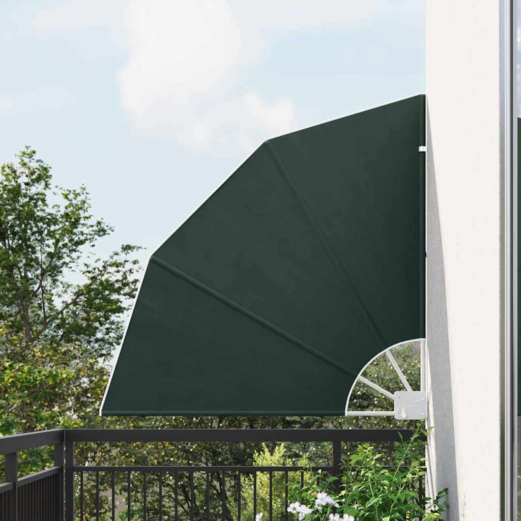 vidaXL Balkon Sichtschutz 115 x 115 cm Polyester Dunkelgrün