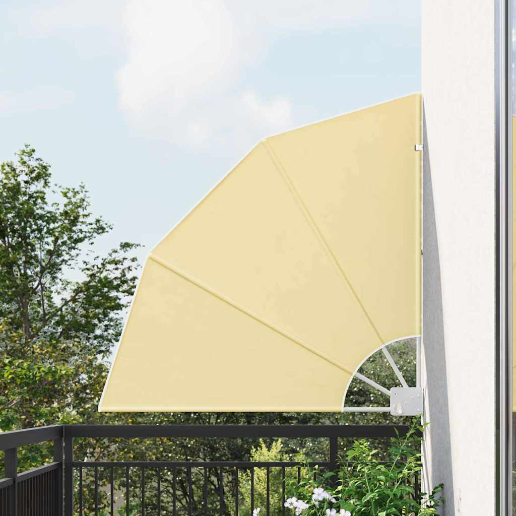vidaXL Balkon Sichtschutz 115 x 115 cm Polyester Sand
