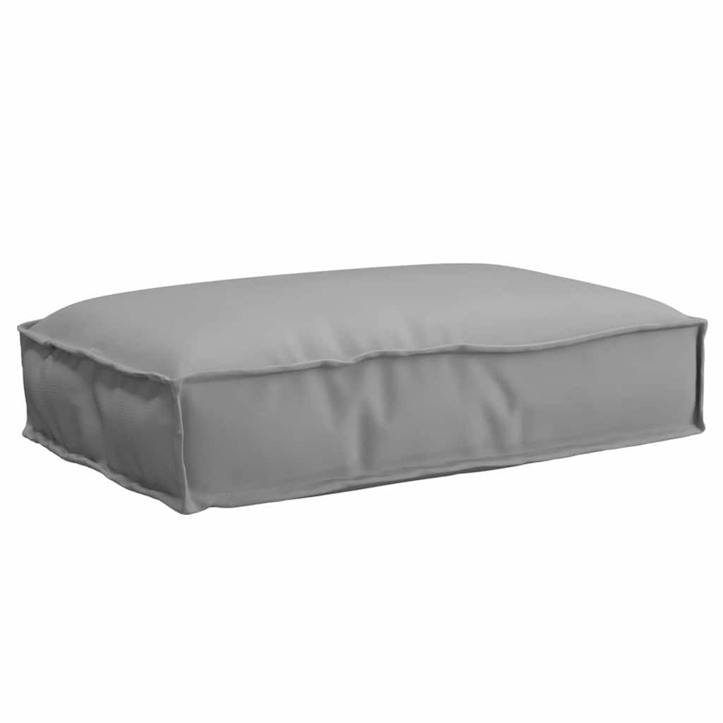 vidaXL Kissen Grau 60 x 40 x 8 cm Oxford-Stoff