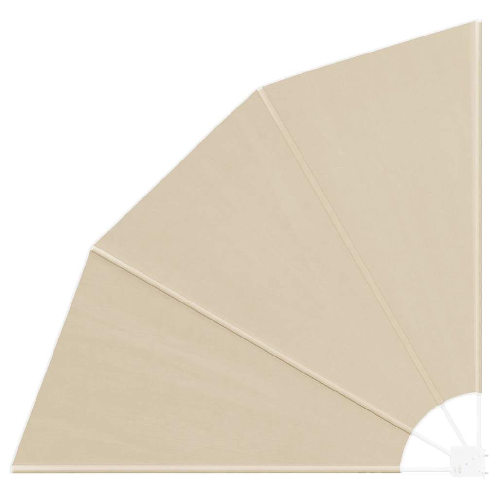 vidaXL Balkon Sichtschutz 160 x 160 cm Polyester Beige