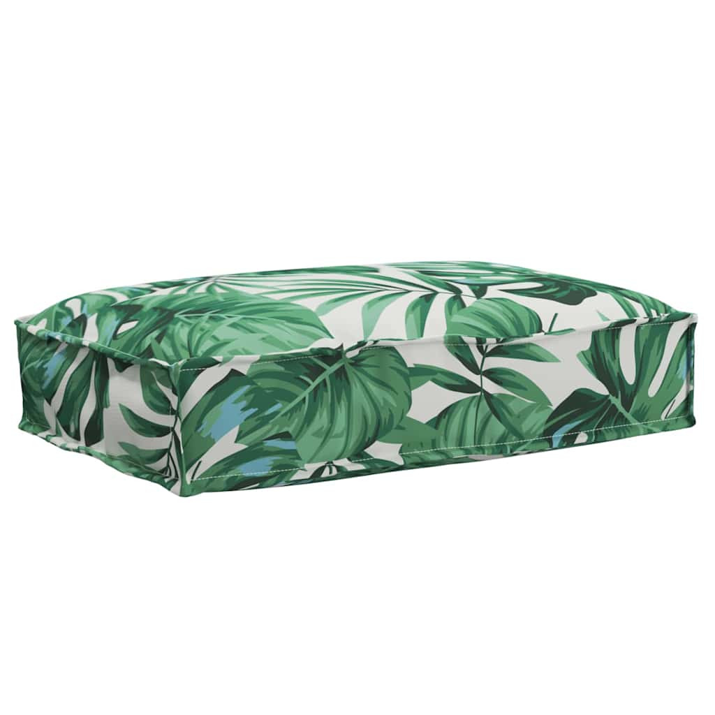 vidaXL Kissen Blatt Blattmuster 60 x 40 x 8 cm Oxford-Stoff