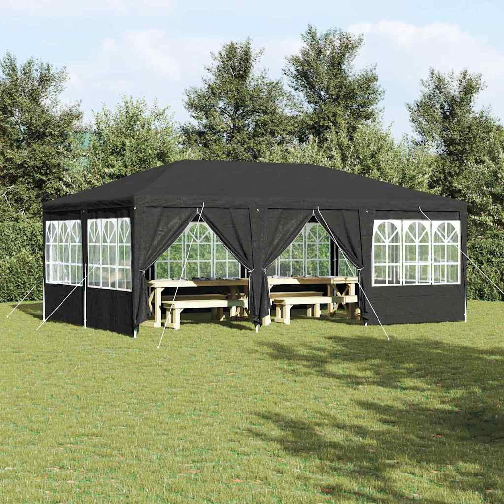 vidaXL Party-Zelt Anthrazit 600 x 400 x 266 cm Polyethylen