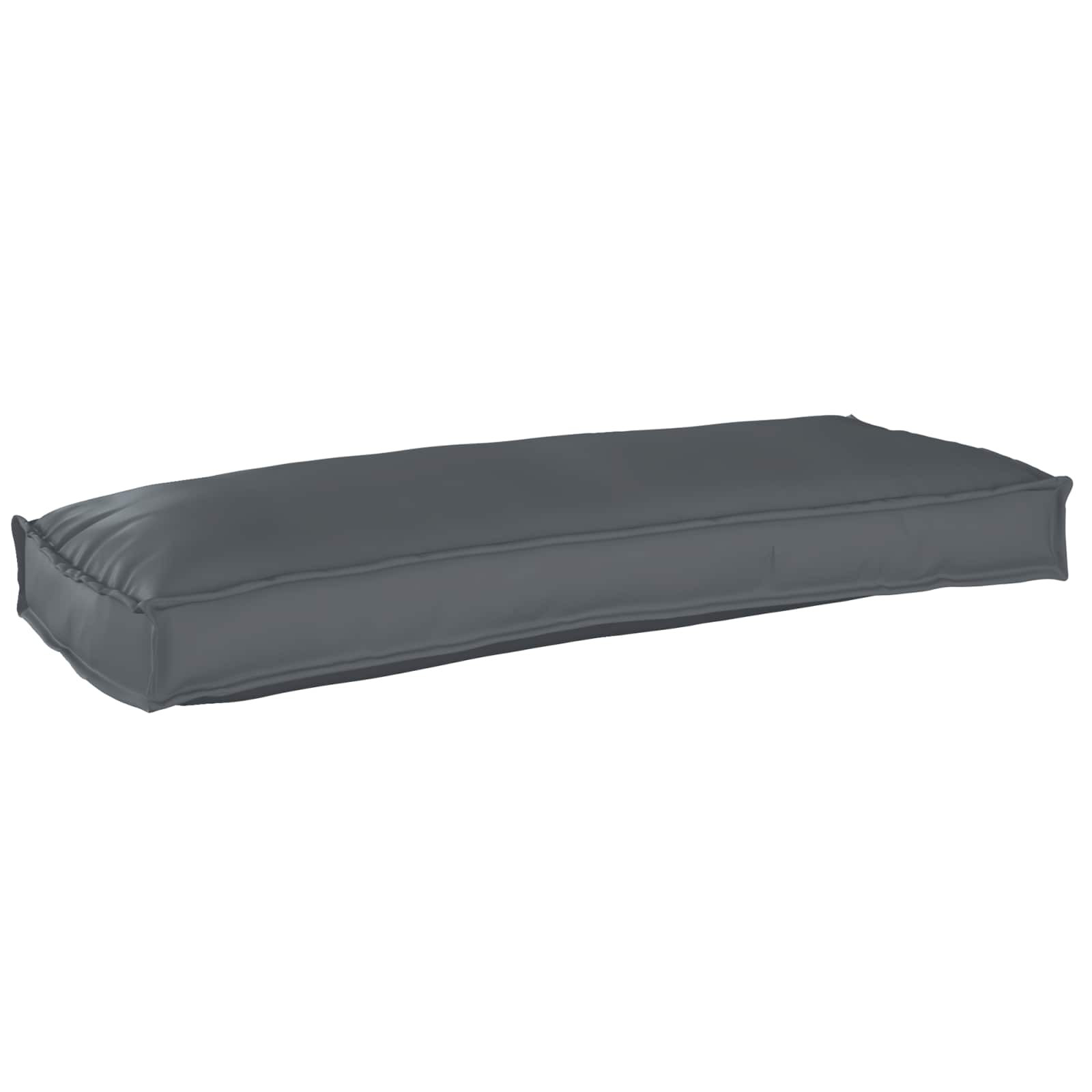 vidaXL Kissen Anthrazit 100 x 40 x 8 cm Oxford-Stoff