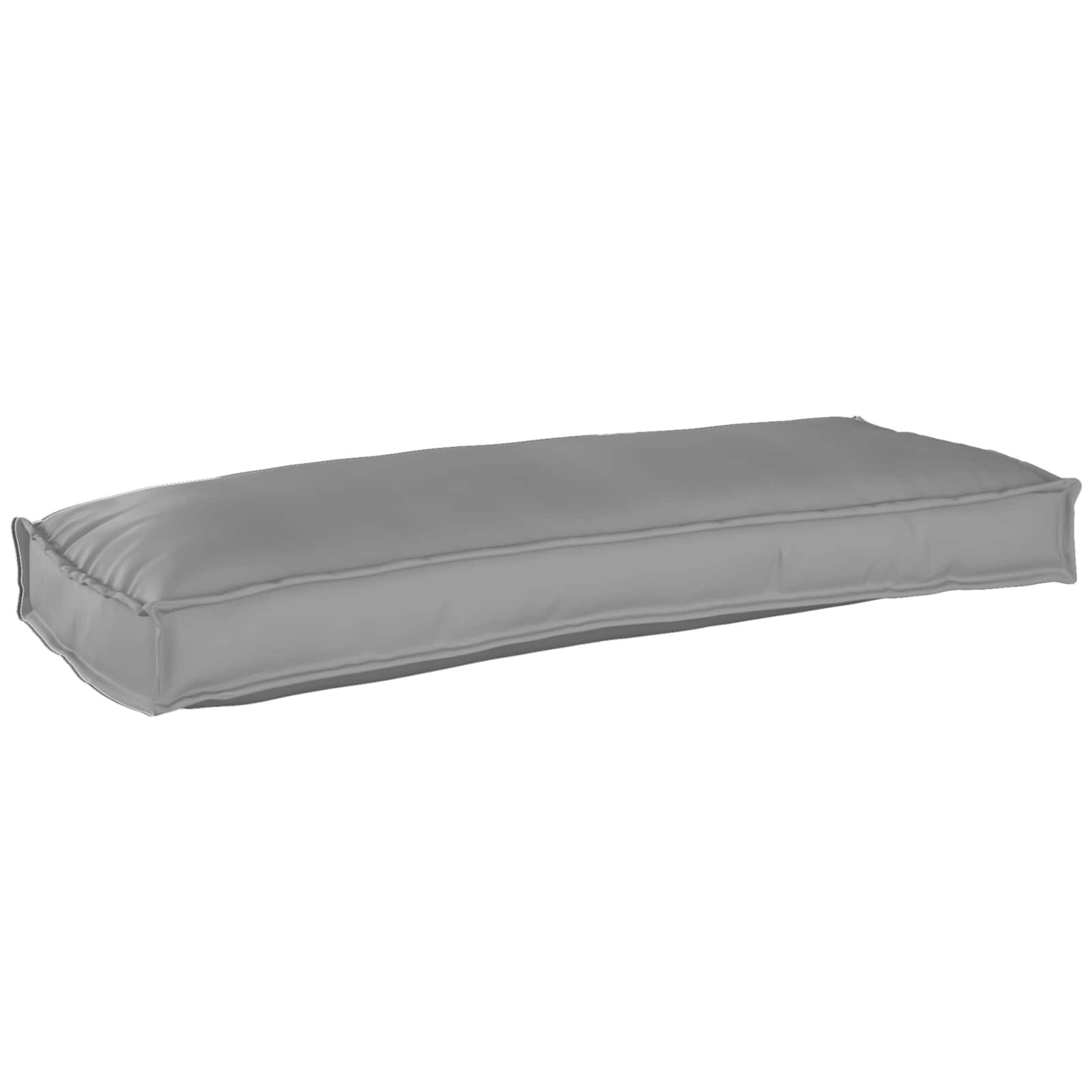 vidaXL Kissen Grau 100 x 40 x 8 cm Oxford-Stoff