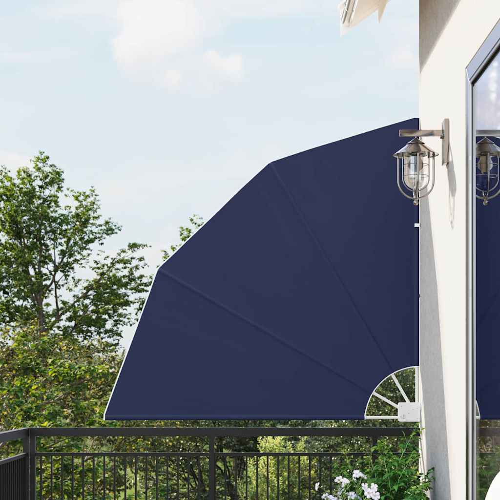 vidaXL Balkon Sichtschutz 140 x 140 cm Polyester Marineblau
