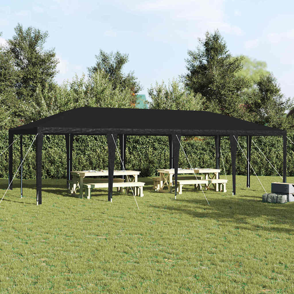 vidaXL Party-Zelt Anthrazit 800 x 400 x 266 cm Polyethylen und Stahl