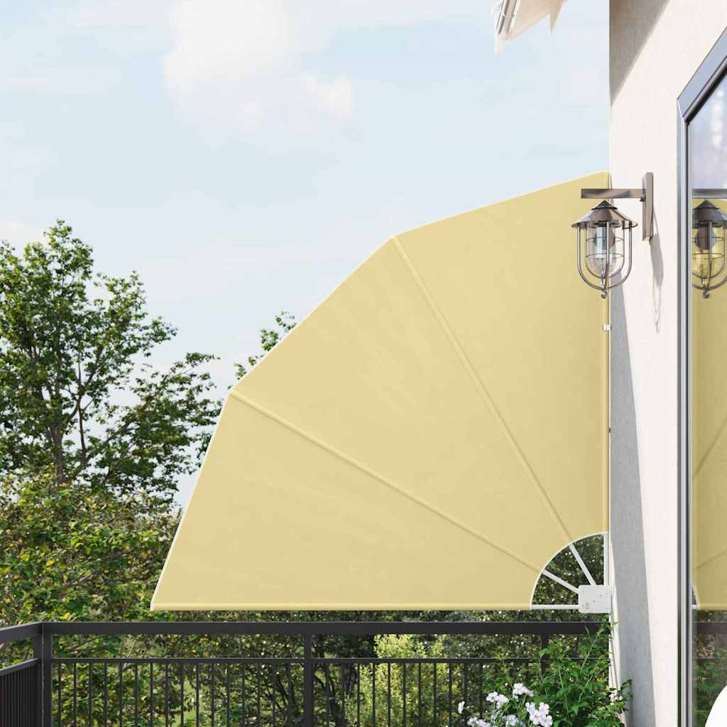 vidaXL Balkon Sichtschutz 140 x 140 cm Polyester Sand