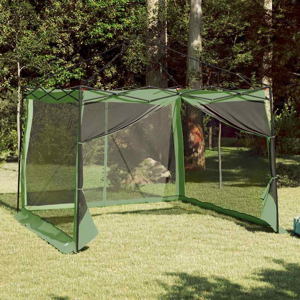 vidaXL Innenzelt mit Dach mit Speicher Grün 303 x 303 x 196 cm Taft