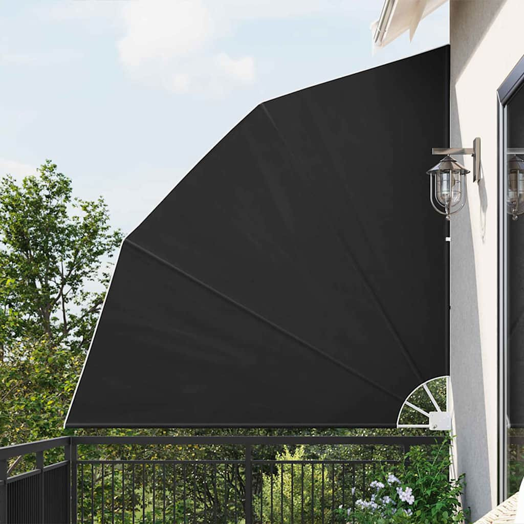 vidaXL Balkon Sichtschutz 210 x 210 cm Polyester Anthrazit