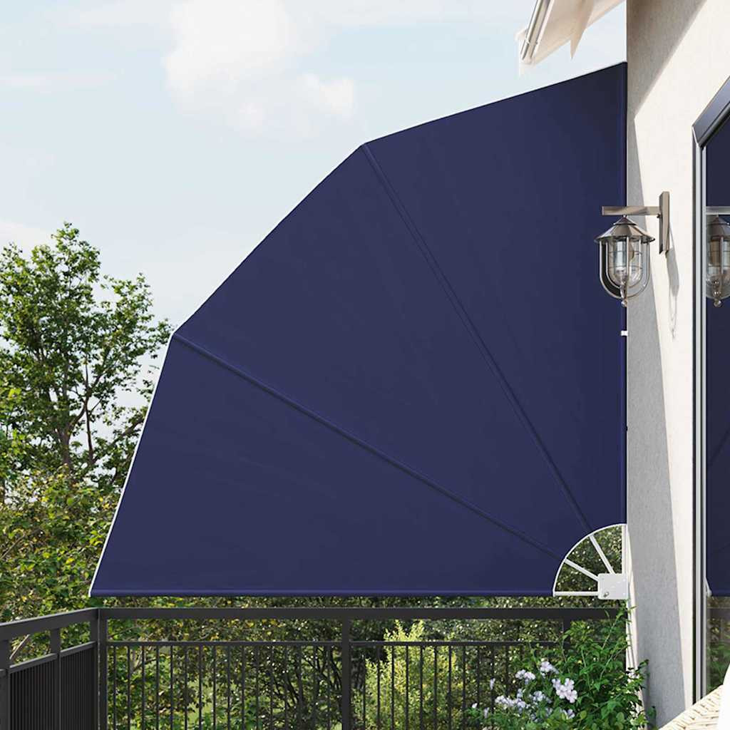 vidaXL Balkon Sichtschutz 210 x 210 cm Polyester Marineblau