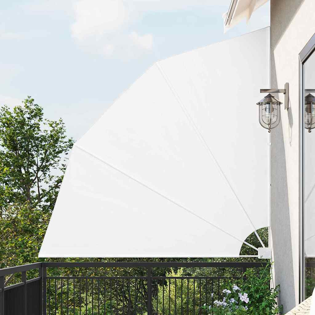 vidaXL Balkon Sichtschutz 210 x 210 cm Polyester Weiß
