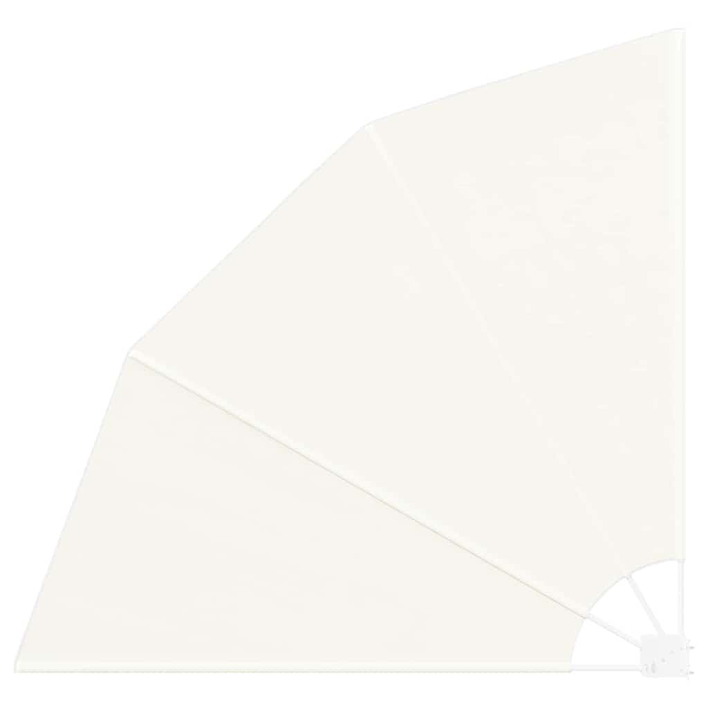 vidaXL Balkon Sichtschutz 160 x 160 cm Polyester Creme