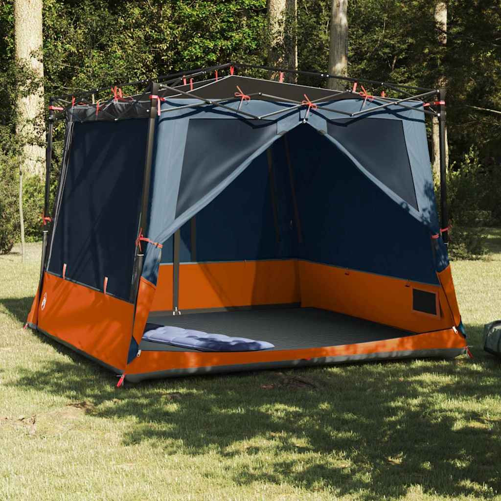 vidaXL Innenzelt mit Dach Grau und Orange 291 x 291 x 240 cm Taft