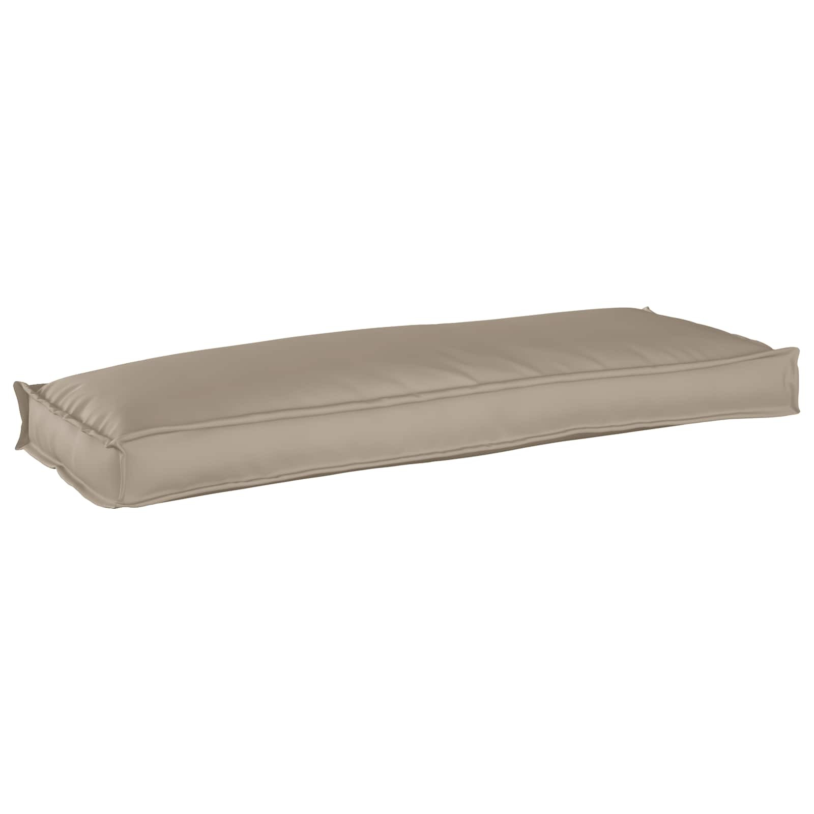 vidaXL Kissen Taupe 110 x 40 x 8 cm Oxford-Stoff