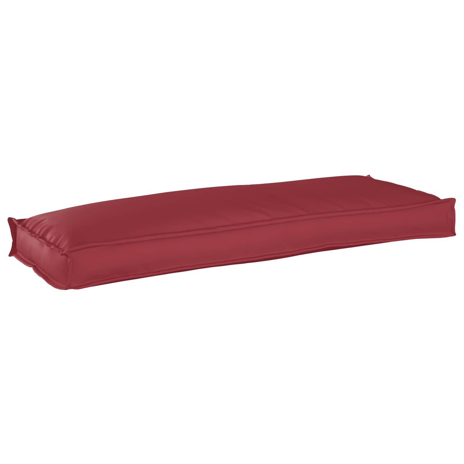vidaXL Kissen Weinrot 110 x 40 x 8 cm Oxford-Stoff