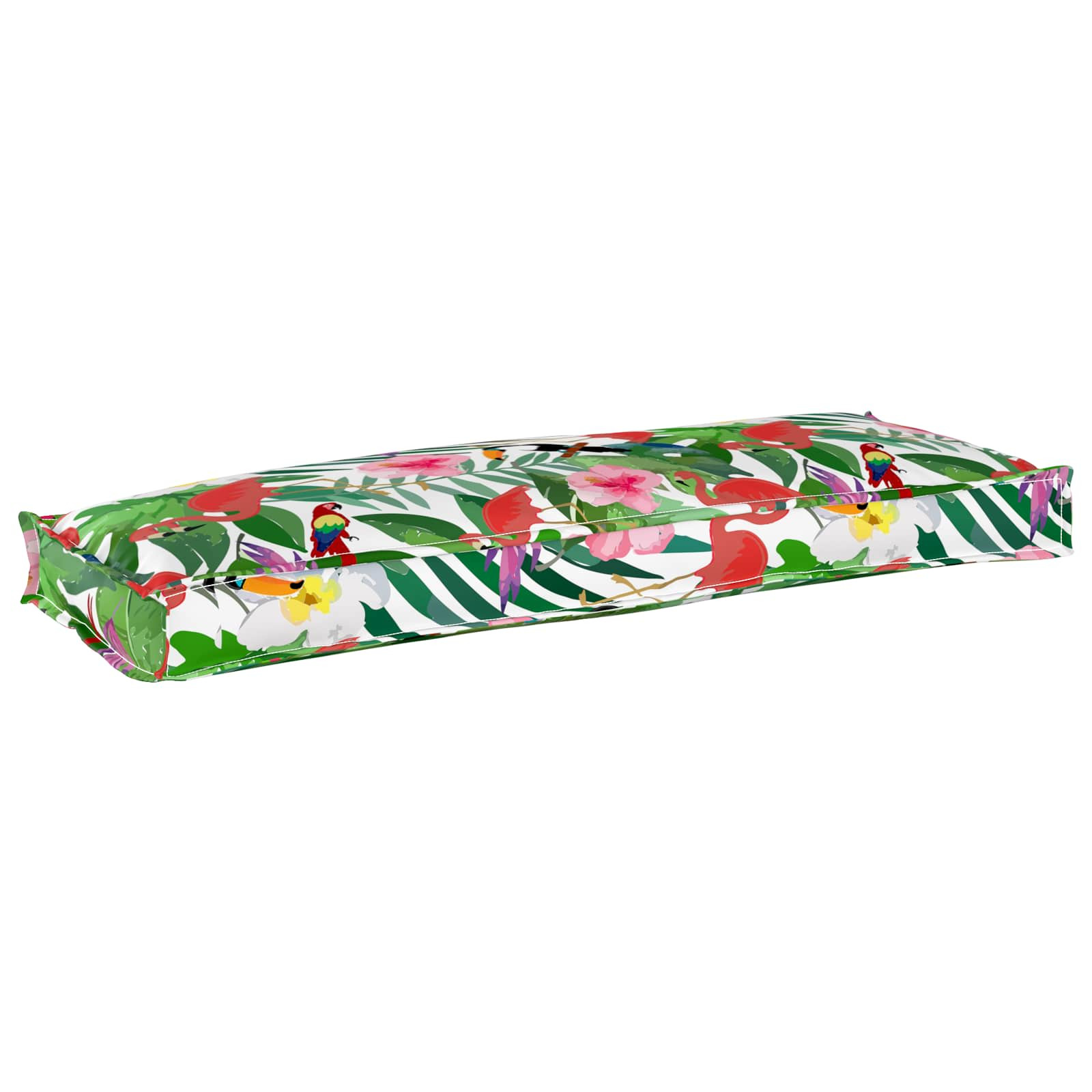 vidaXL Kissen Oxford-Stoff Tropischer Dschungel 110 x 40 x 8 cm