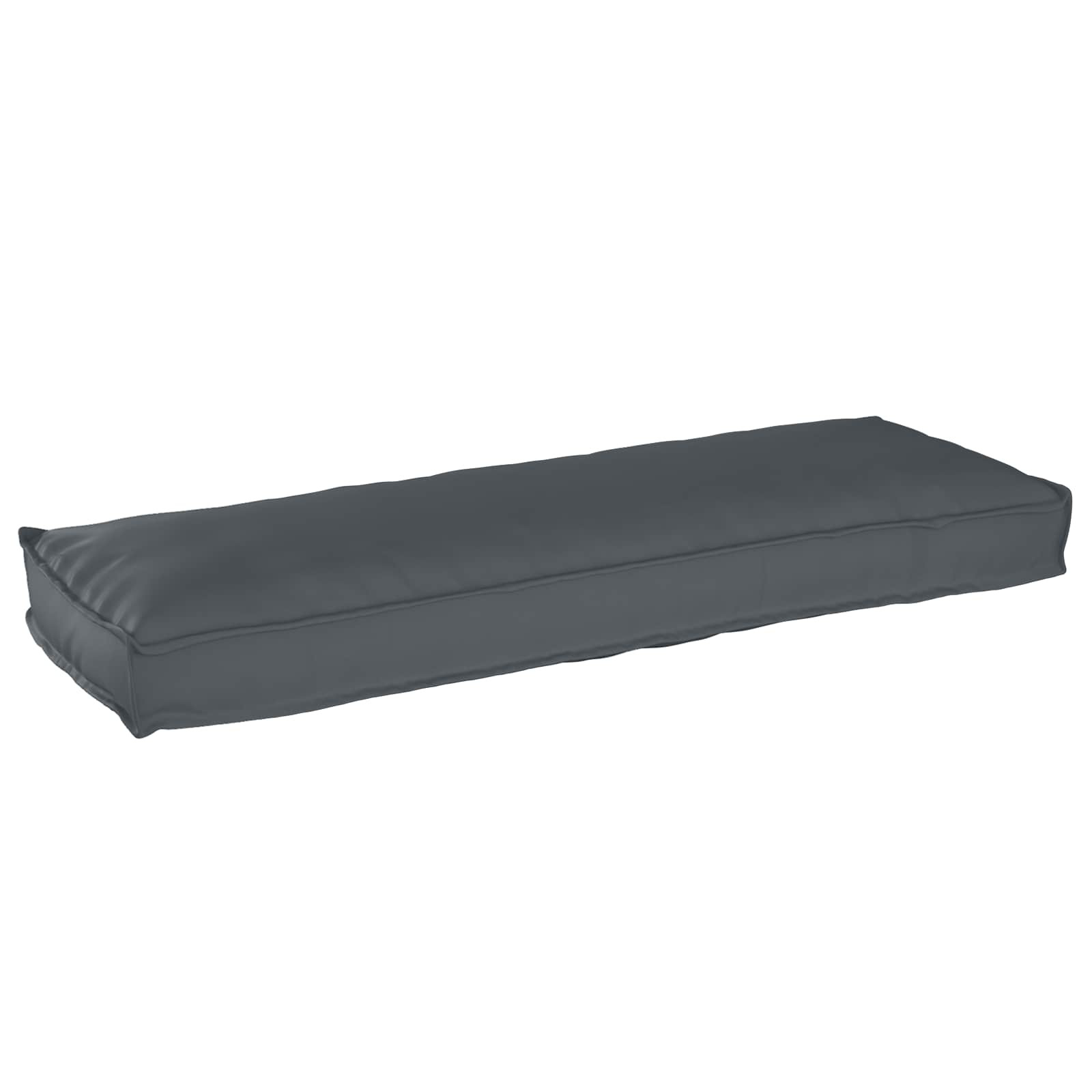 vidaXL Kissen Anthrazit 120 x 40 x 8 cm Oxford-Stoff