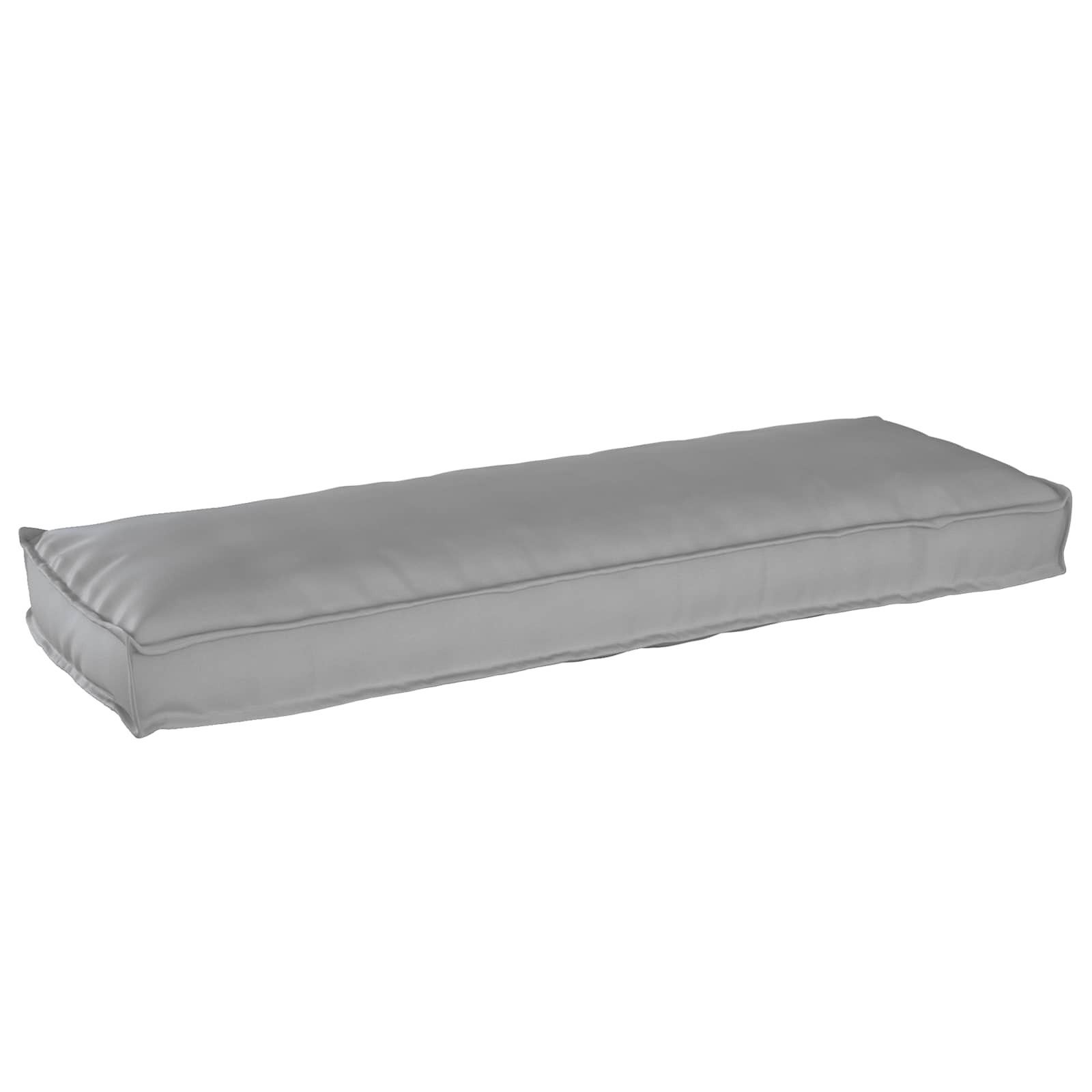 vidaXL Kissen Grau 120 x 40 x 8 cm Oxford-Stoff