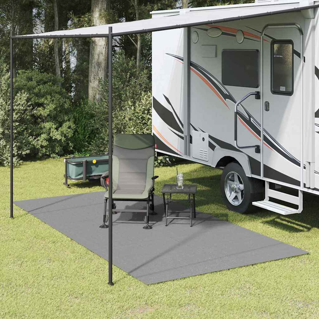 vidaXL Zeltteppich Anthrazit 250 x 250 cm Polyester