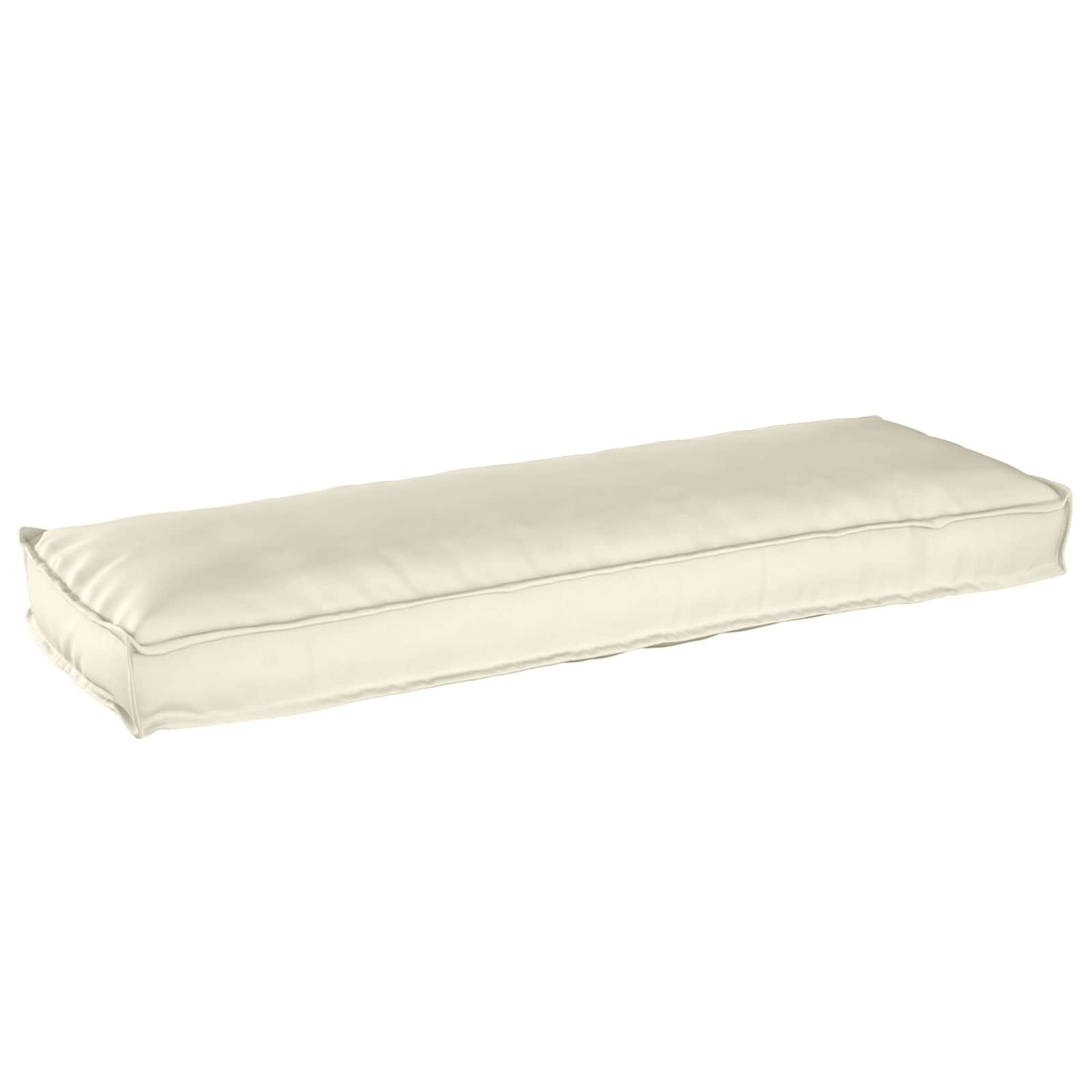 vidaXL Kissen Creme 120 x 40 x 8 cm Oxford-Stoff