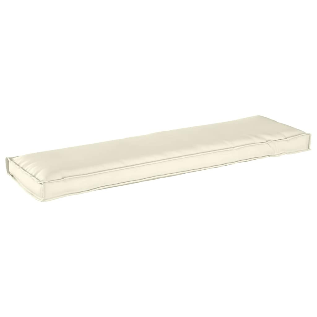vidaXL Kissen Creme 140 x 40 x 8 cm Oxford-Stoff