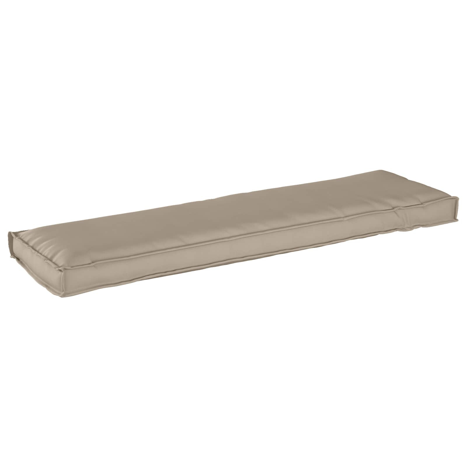 vidaXL Kissen Taupe 140 x 40 x 8 cm Oxford-Stoff