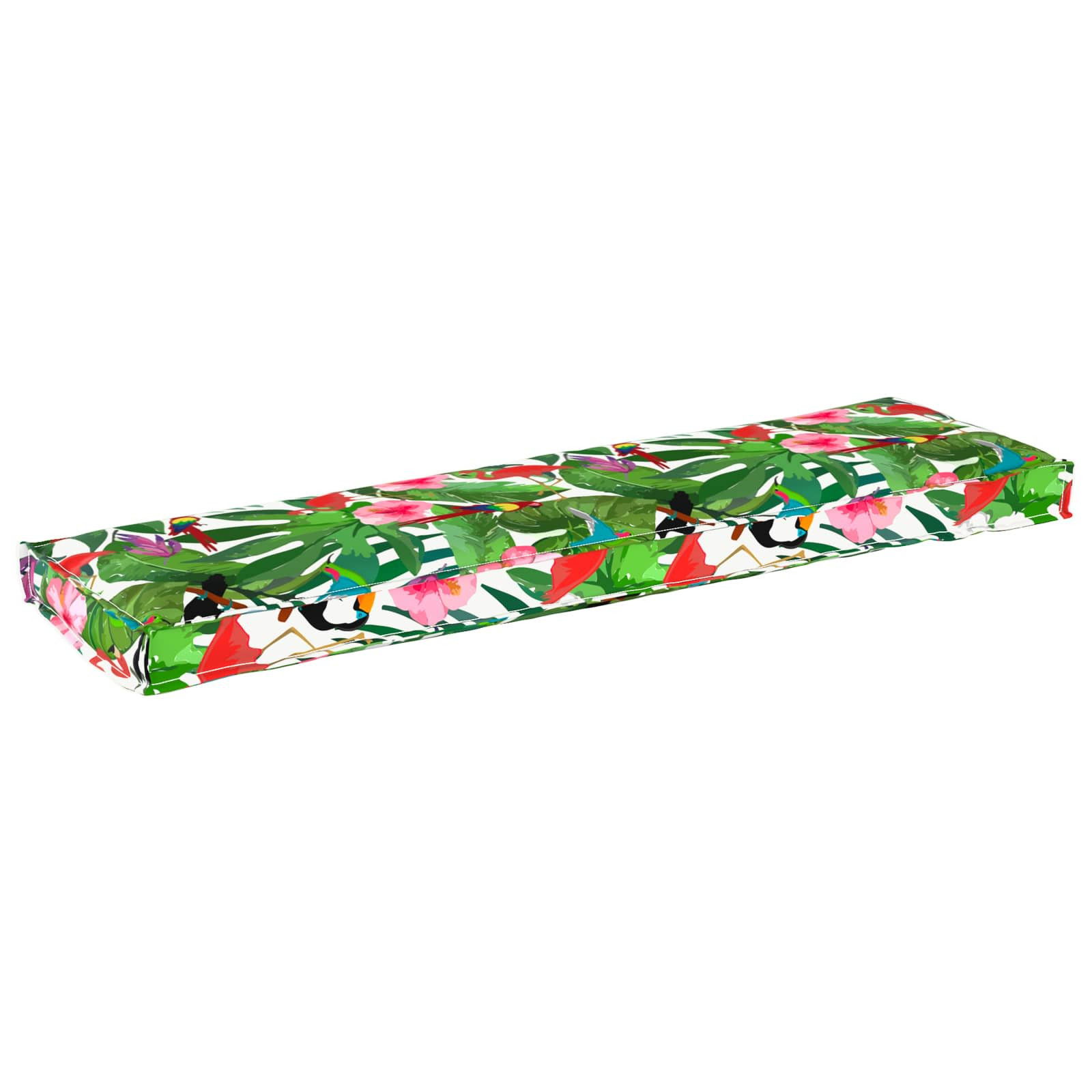 vidaXL Kissen Floral Mehrfarbig 140 x 40 x 8 cm Oxford-Stoff