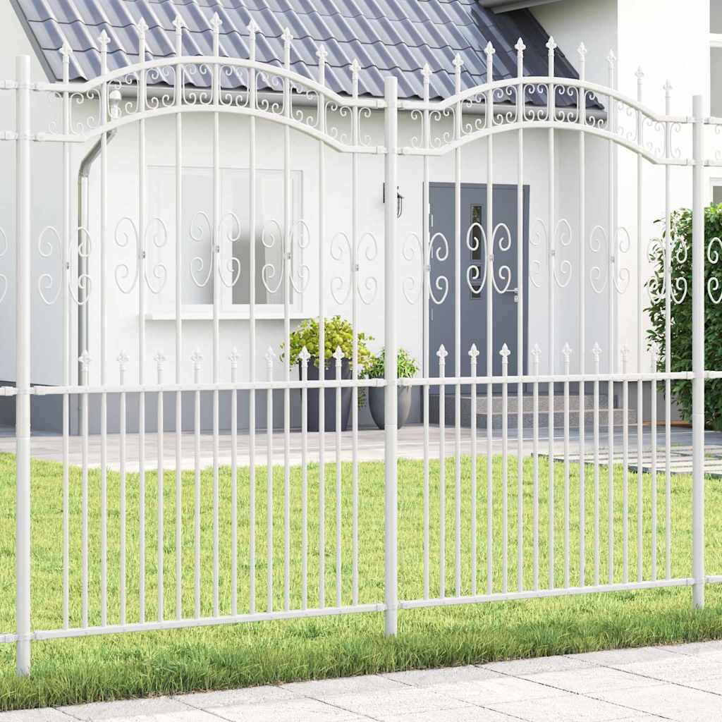 vidaXL Gartenzaun KAMPEN 240 x 228 cm Mesh Pulverbeschichteter Stahl