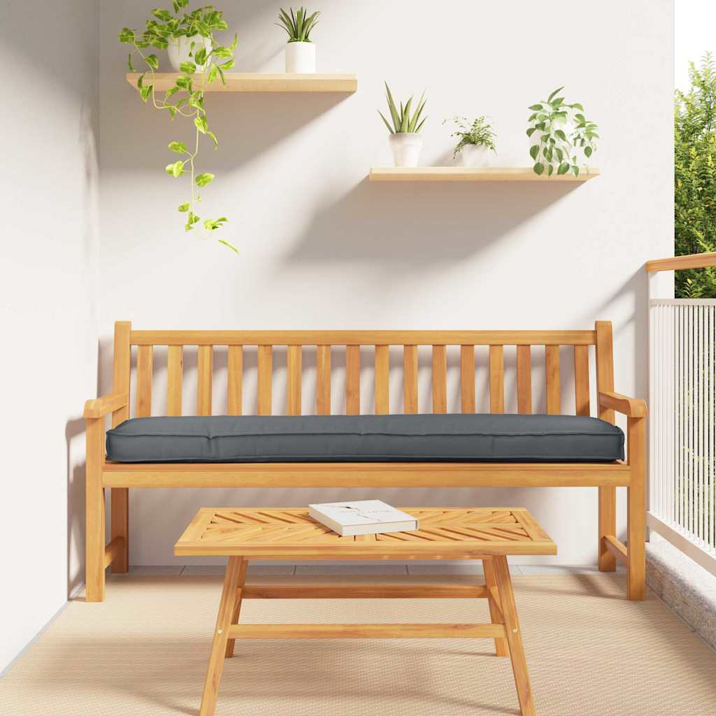 vidaXL Palettenkissen Anthrazit 180 x 40 x 8 cm Oxford-Stoff