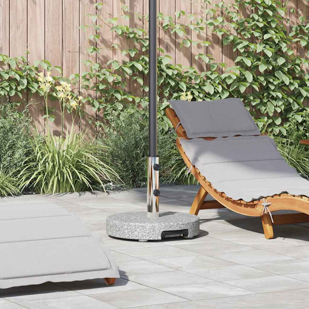 vidaXL Sonnenschirmständer Grau Ø 45 x 37,5 cm Granit
