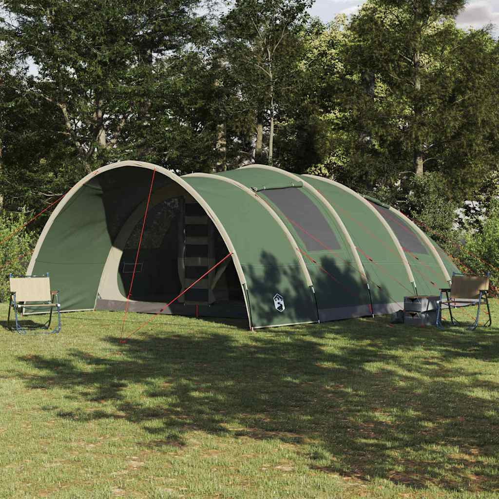 vidaXL Tunnelzelt für 8 Personen mit Dach Grün 710 x 460 x 245 cm