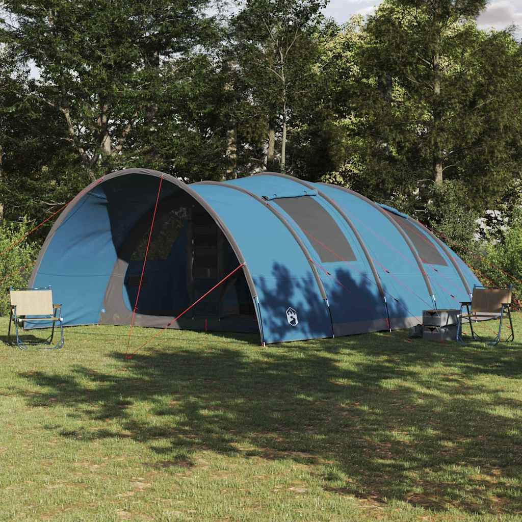 vidaXL Tunnelzelt für 8 Personen mit Dach Blau 710 x 460 x 245 cm