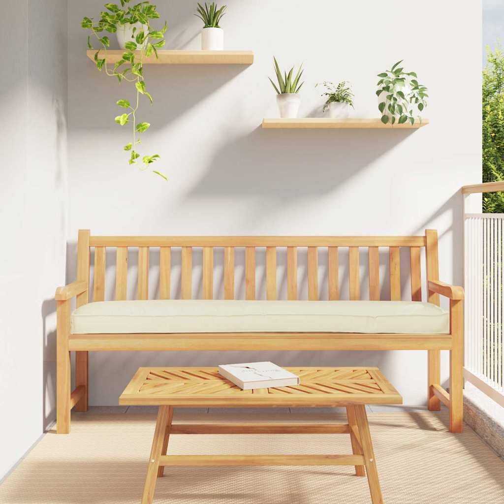 vidaXL Palettenkissen Creme 200 x 40 x 8 cm Oxford-Stoff