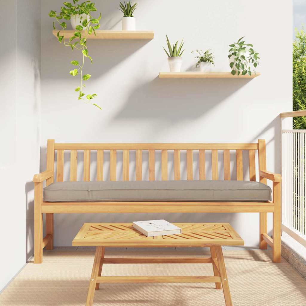 vidaXL Palettenkissen Taupe 200 x 40 x 8 cm Oxford-Stoff