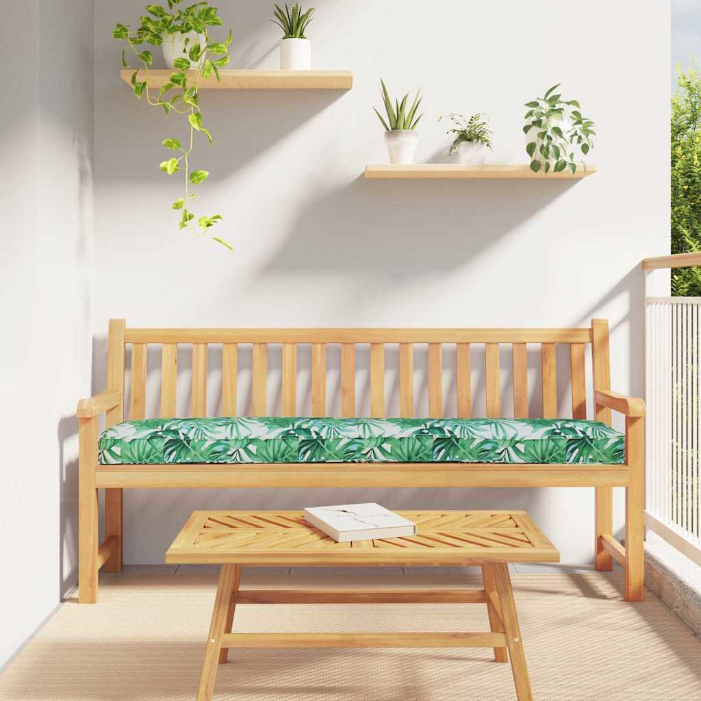 vidaXL Palettenkissen Floral Blattmuster 200 x 40 x 8 cm Oxford-Stoff