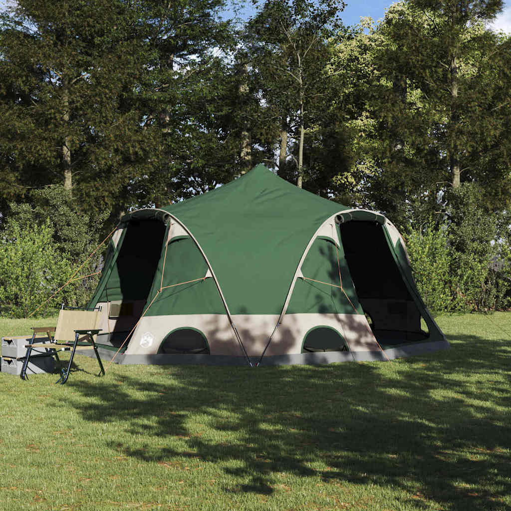 vidaXL Dome Zelt für 4 Personen mit Dach Grün 505 x 450 x 248 cm