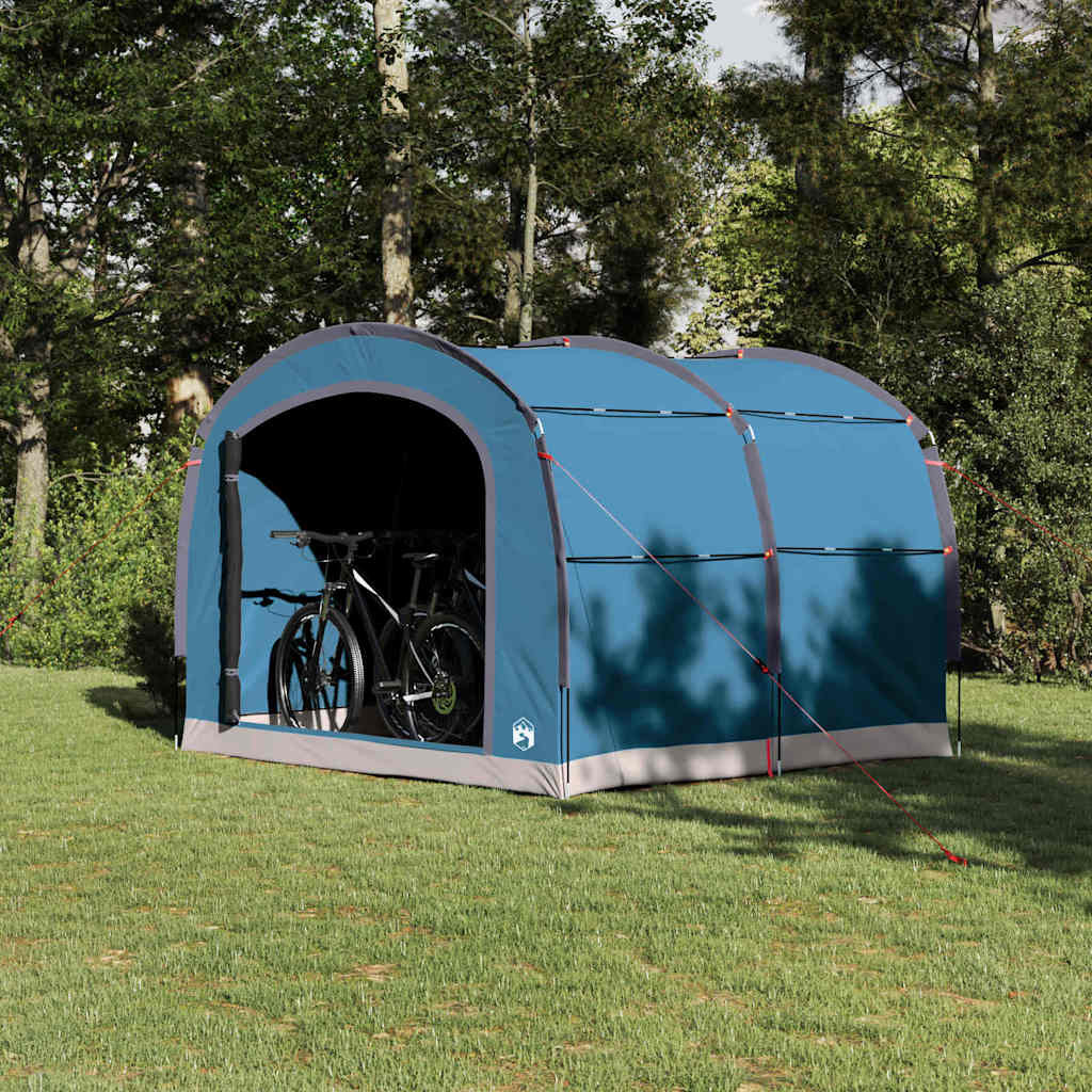 vidaXL Zelt mit Dach mit Speicher Blau 268 x 240 x 191 cm Polyester