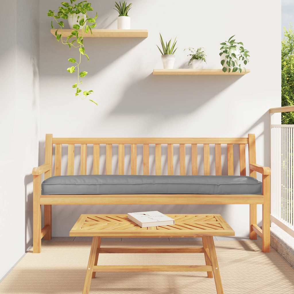 vidaXL Palettenkissenset 2 pcs Grau 180 x 40 x 8 cm Oxford-Stoff