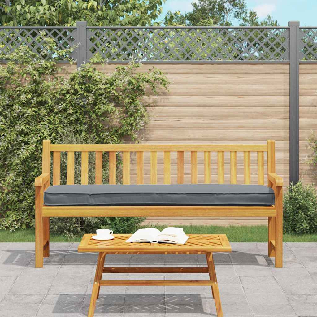 vidaXL Palettenkissenset 2 pcs Anthrazit 200 x 40 x 8 cm Oxford-Gewebe