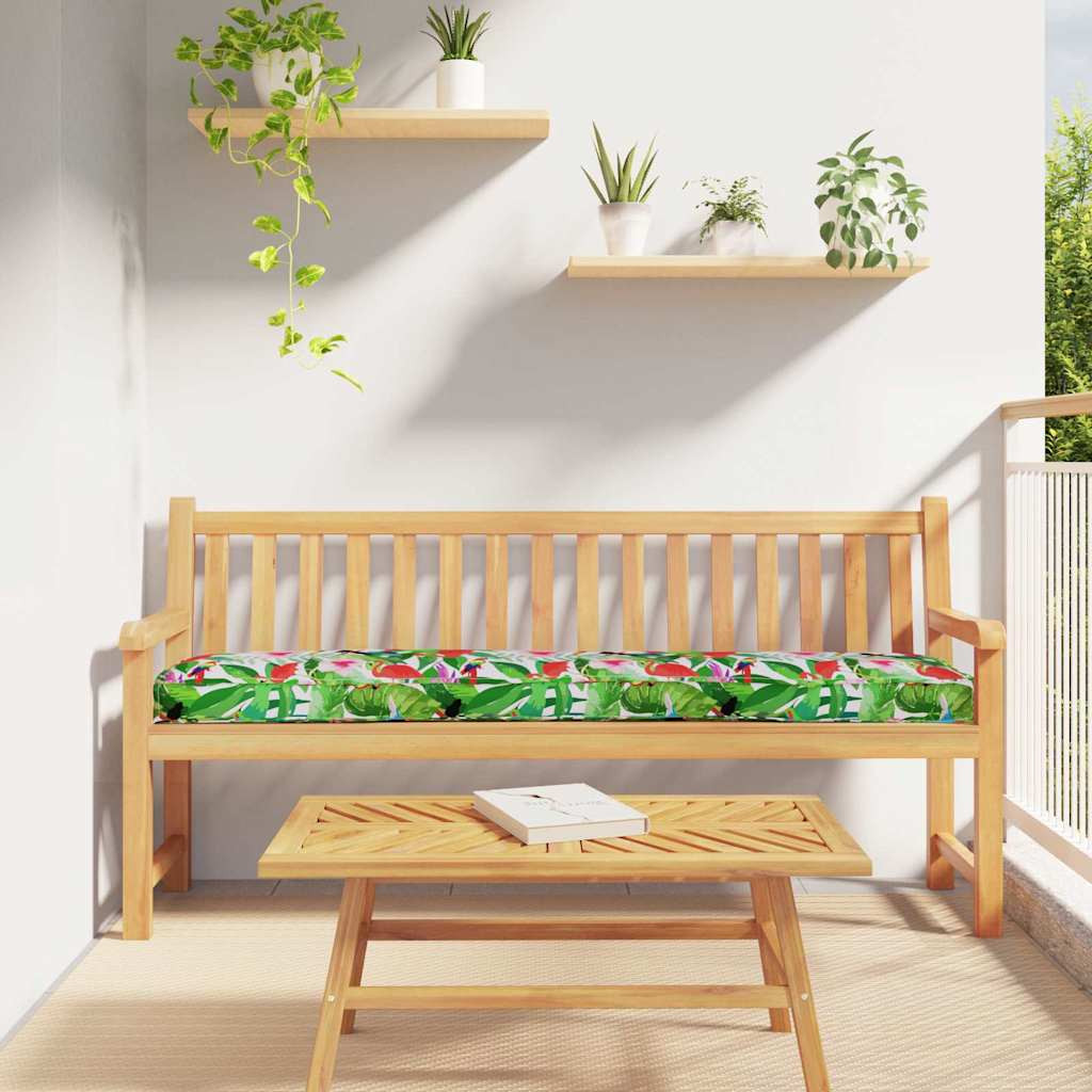 vidaXL Palettenkissenset 2 pcs Tropischer Dschungel 200 x 40 x 8 cm