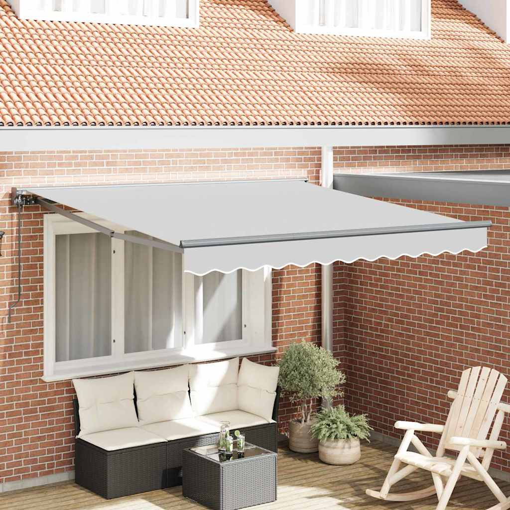 vidaXL Markisenrahmen Verstellbar Anthrazit 3 x 2,5 m Stahl
