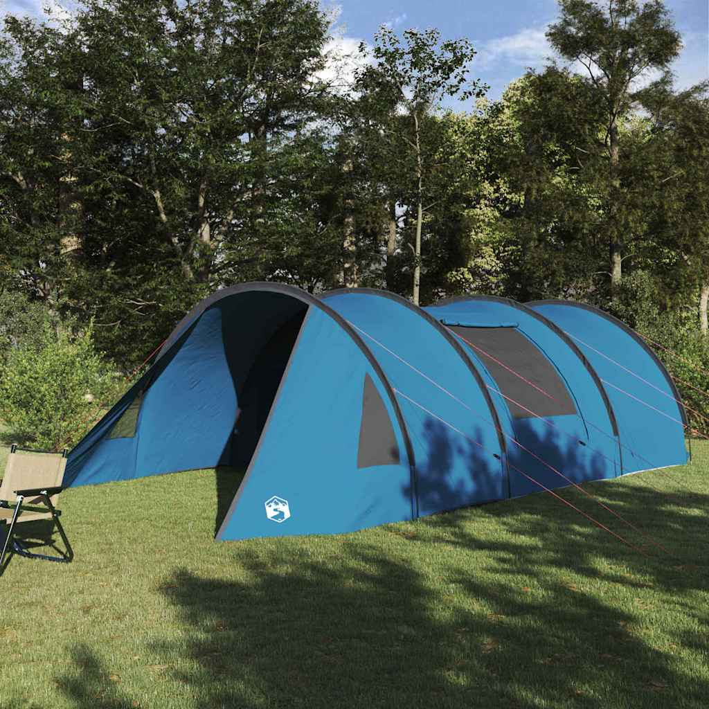 vidaXL Tunnelzelt für 5 Personen Blau und Grau 805 x 405 x 211 cm